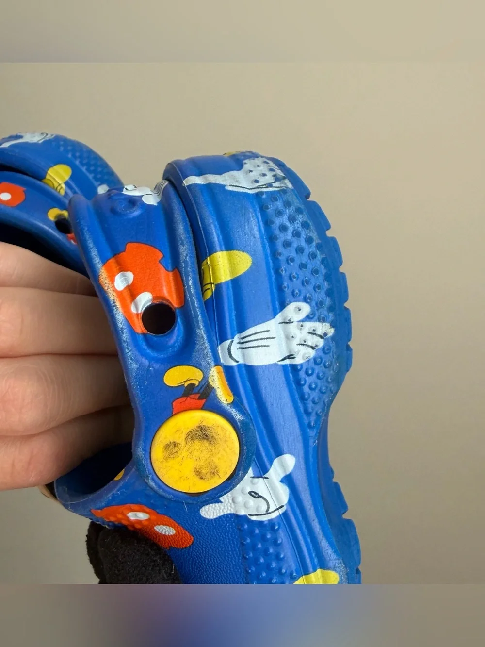 Crocs Mickey Mouse with jibbitz 6C toddle